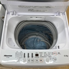 【トレファク イオンモール常滑店】全自動洗濯機 Hisence HW-G60A 2020年製をご紹介！の画像