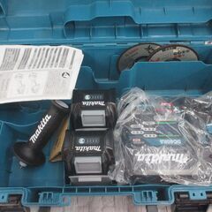 makita マキタ GA047G グラインダ 40V フルセット XLock 40V バッテリー×2 充電器 【ハンズクラフト宜野湾店】の画像