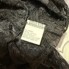 シースルートップス黒の画像