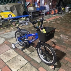【5551】幼児車　16インチ　7,200円（防犯・税込）の画像