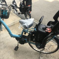 地域限定送料無料　ヤマハ　パス　ラフィーニ　子供乗せ　8,9AH新品　青系　ギュットアニーズ　ビッケ　神戸市　電動自転車の画像