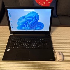 DynabookB65/H第8世代i5-8250U＋SSD256GB＋メモリ8GBwebカメラ/オフィス新品無線マウスの画像