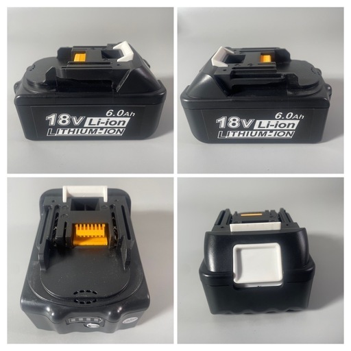 （美品）マキタ18V 6.0Ahバッテリー、DC18RC急速充電器　