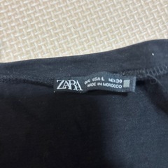 ZARA ザラ L ノースリーブシャツ Ｖネックの画像