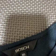 BOSCH ボッシュ 36 M相当 7部袖　カットソー 黒　無地の画像