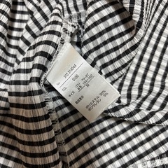 ほぼ未使用　シャツ ブラウス M チェック柄の画像