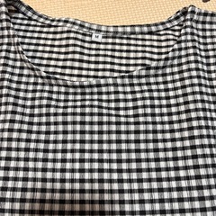 ほぼ未使用　シャツ ブラウス M チェック柄の画像