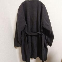 大特価❕美品❕Wcloset❤️ファー付 ロングコート グレー フリーの画像