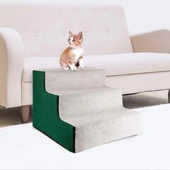 新品❕遊び場にも❕ドッグ ステップ 3段 滑り止め 階段 ペット 猫 組み立て式 布カバー付 25-51 の画像