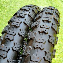 加古川　ソトのマ　中古タイヤ前後セット　ワンペア　16インチ　サイズ：16✕2.125の画像