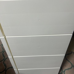 ホワイト4段チェストの画像