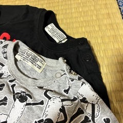 【サイズ80cm】秋冬物3着¥200でお譲りしますの画像