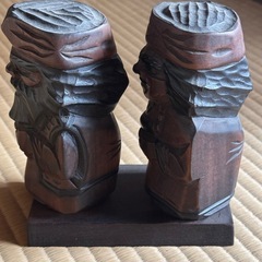 【商談中】レトロなアイヌ人形 台座付き‼️の画像