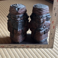 【商談中】レトロなアイヌ人形 台座付き‼️の画像