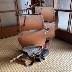 【商談中】レトロなサンタマリア号の模型❗️の画像