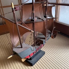 【商談中】レトロなサンタマリア号の模型❗️の画像