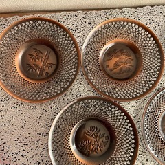 銅製　茶托5枚セットの画像