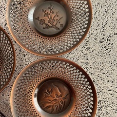 銅製　茶托5枚セットの画像