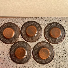 銅製　茶托5枚セットの画像