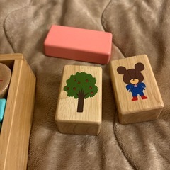 くまのがっこう積み木の画像