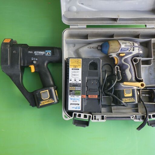 全ネジカッター　3/8用　と　インパクトドライバーと　充電式丸鋸小型版の　3点セット