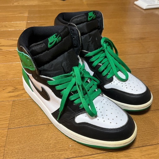ナイキ エアジョーダン1 レトロ ハイ OG セルティックス/ブラック アンド ラッキーグリーン