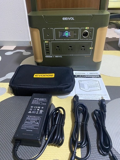 EVOPOW×AIWOLL ポータブル電源1531Whリン酸鉄リチウムイオン長