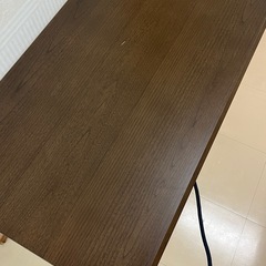 デスクコタツ80cm x 50cm x 67cm（天板に傷あり）の画像
