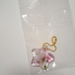 レジン　キーホルダー　あじさいの画像