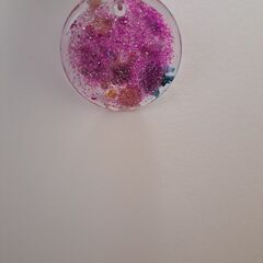 レジン　キーホルダー　ドライフラワーの画像