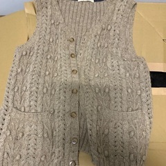 ニット　ベスト　レディース　婦人の画像