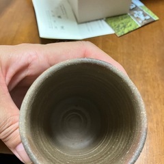 備前焼湯呑みの画像