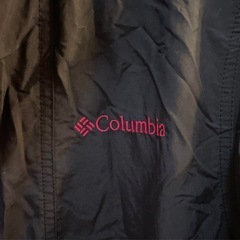 Columbia フード付きマウンテンパーカー M ブラック/ピンクの画像