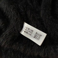 【元値6000円】ZARA ファー ブラック カーディガンの画像