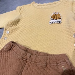 パジャマ2セット　キルト　ユニクロの画像