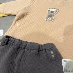 パジャマ2セット　キルト　ユニクロの画像