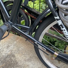 折りたたみ自転車　20インチ※後輪パンクの画像