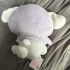サンリオ ぬいぐるみ ホワイト・パープル 約30cmの画像