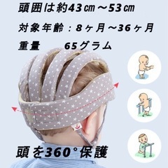 転倒対策ベビーヘルメットの画像