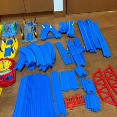 プラレール　レール、駅、まとめ売りの画像