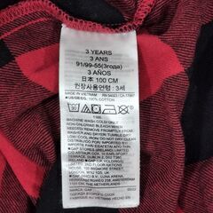 baby GAP ベビー ギャップ　チェックワンピース　コットン　長袖　100cmの画像