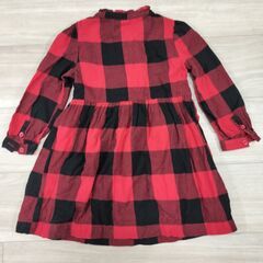 baby GAP ベビー ギャップ　チェックワンピース　コットン　長袖　100cmの画像