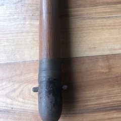 骨董品　槍　長い柄 銃砲刀剣類登録証付きの画像