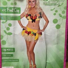 海外 コスチューム Bridget 4PC Fruit Cup フルーツ 踊り子の画像