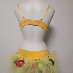 海外 コスチューム Bridget 4PC Fruit Cup フルーツ 踊り子の画像