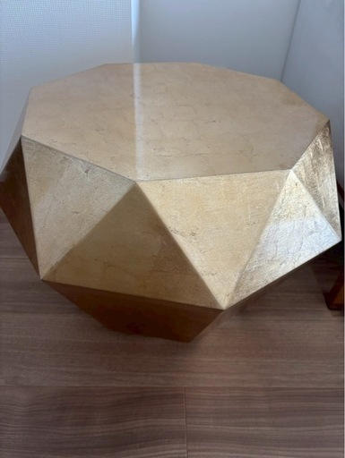 Francfranc ダイヤモンド テーブル ゴールド