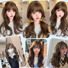 【新品未開封】ロング ウィッグ かつら イメチェン レディース コスプレ ハロウィン パーティの画像
