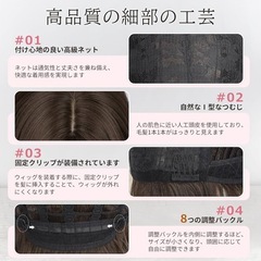 【新品未開封】ロング ウィッグ かつら イメチェン レディース コスプレ ハロウィン パーティの画像