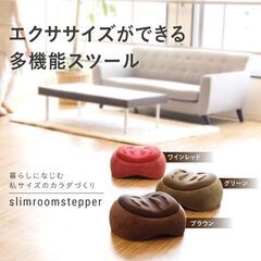 スリムルームステッパー ブラウン　USEDの画像