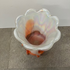 ガラス花瓶　23cmの画像